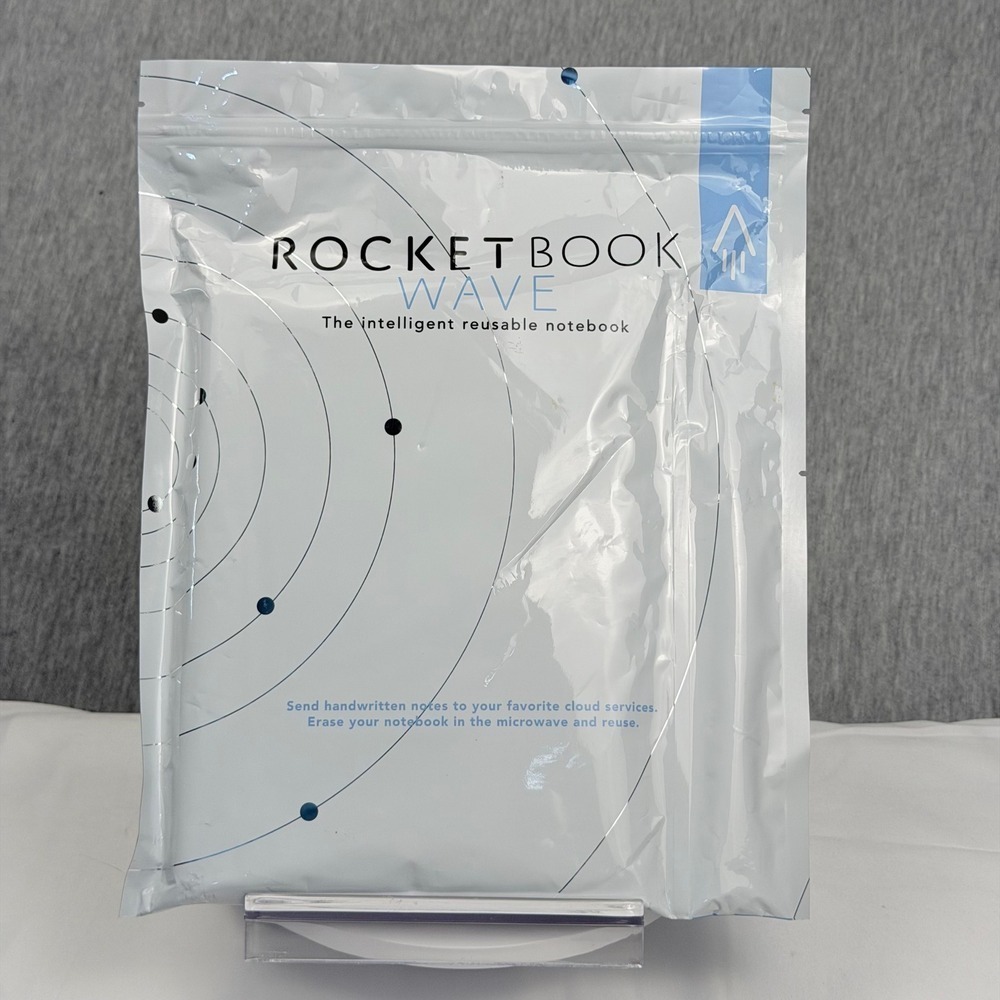 Rocketbook Wave Intelligent Reusable Notebook Microwave Erase Pilot FriXion Pen